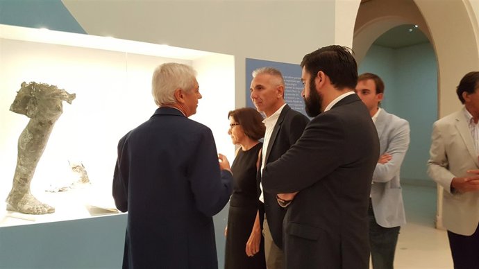 El Consejero de Cultura, Miguel Ángel Vázquez, en Cádiz