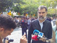 Cuixart asegura que actúan dentro de la legalidad y augura una respuesta "serena pero también contundente"