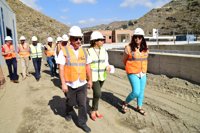 Las obras de la depuradora de aguas residuales de Albuñol (Granada) superan ya el 41 por ciento de ejecución