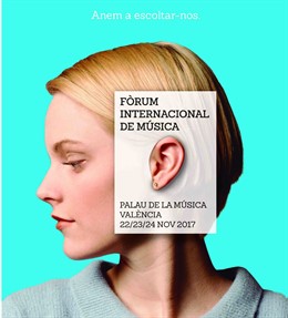 Uno de los carteles del Fòrum Internacional de Música de València  