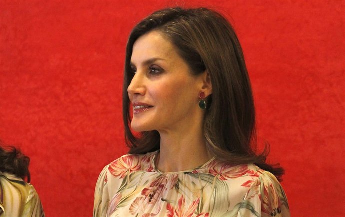 Reina Letizia en el acto del Día Mundial de Investigación contra el Cánce