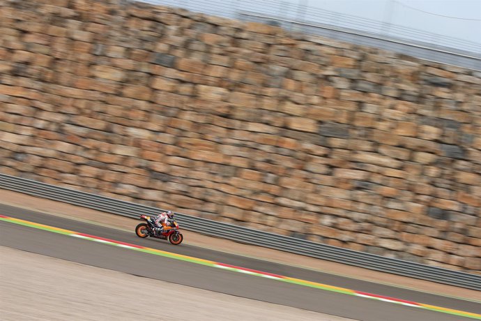 Dani Pedrosa en Aragón