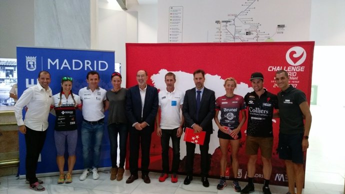 Presentación del Challenge Madrid de triatlón