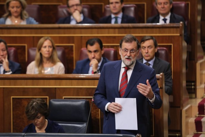 Rajoy en la sesión de control al Gobierno en el Congreso