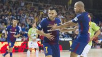 Movistar Inter y FC Barcelona pueden con Santiago y Palma Futsal
