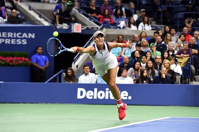 Garbiñe Muguruza en el US Open