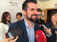 Tudanca pide al PP que abandone el "cinismo" político y solvente la cuestión de la financiación local