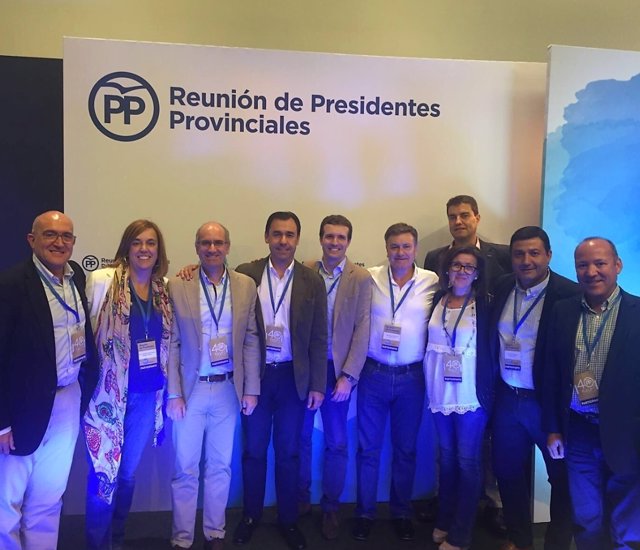 Encuentro de presidentes provinciales del PP en Soria. 