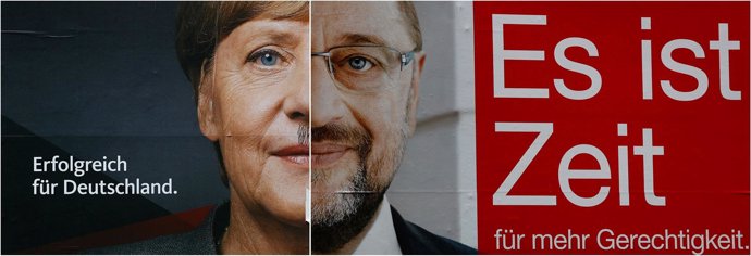 Merkel y Schulz