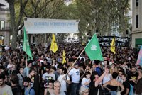 Más de 3.000 personas se concentran en Palma para protestar contra la masificación turística