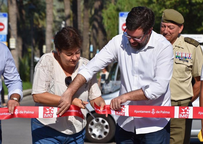 Antoni Noguera inaugurando la 'Fit Salud Palma 2017'