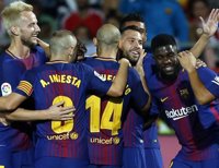El Barcelona vence cómodamente al Girona y sigue imparable
