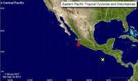 La tormenta tropical 'Pilar' se forma frente a la costa mexicana en el Pacífico