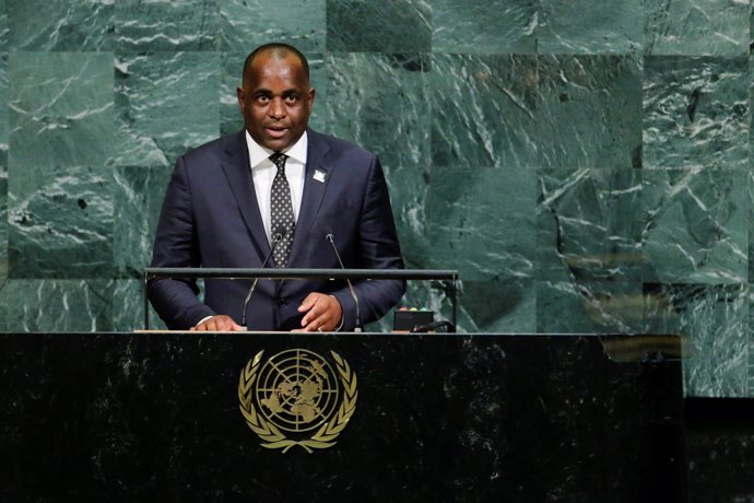 Primer ministro de Dominica Roosevelt Skerrit 