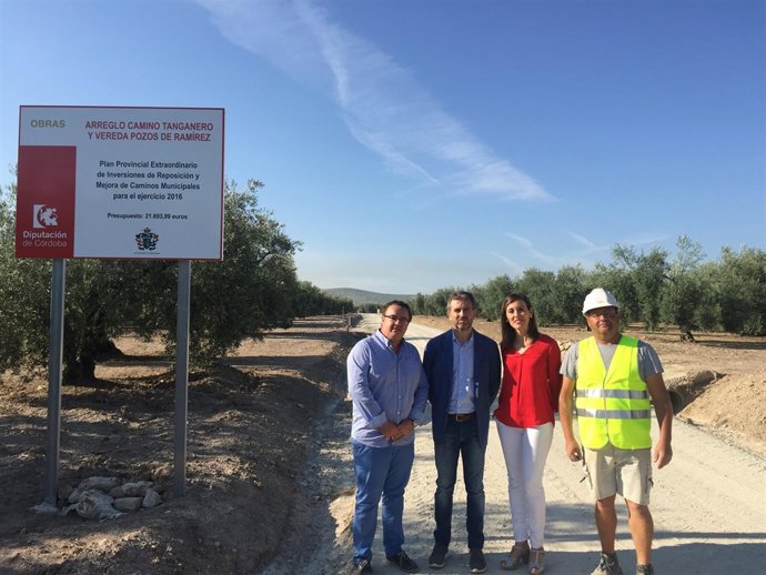 Diputación de Córdoba realiza mejoras en caminos rurales de Monturque