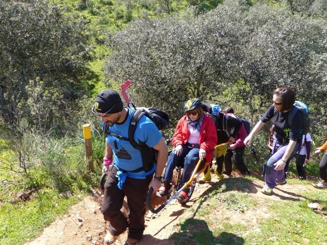 Senderismo adaptado en Monfragüe