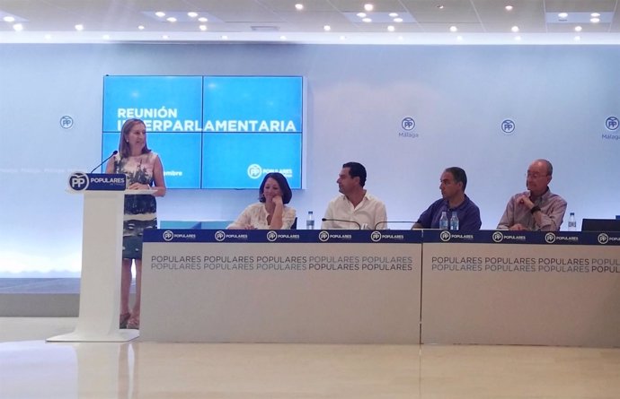 Ana Pastor en interparlamentaria PP Málaga
