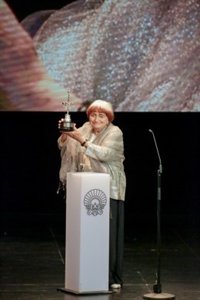 Agnès Varda recoge el Premio Donostia: "Me siento una premiada marginal"