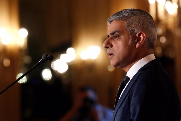 El alcalde de Londres, Sadiq Khan.