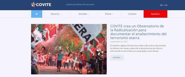 Covite crea un 'Observatorio de la Radicalización' en su web