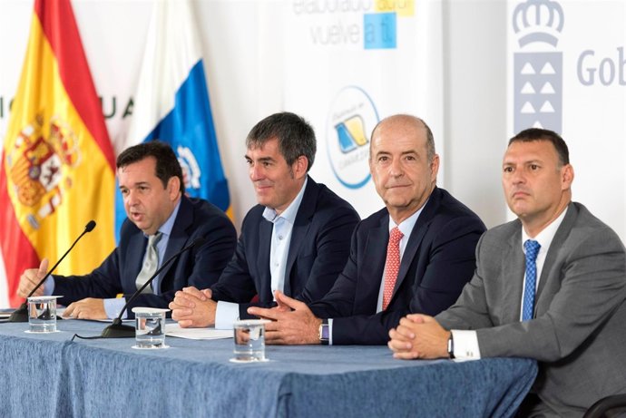 Gonzalo Medina, Fernando Clavijo, Pedro Ortega y Andrés Calvo