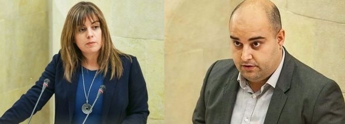 Silvia Abascal y Víctor Casal