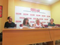 CCOO exige para los Presupuestos extremeños 2018 creación de empleo, garantías de políticas públicas e inversiones