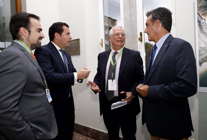 El consejerro en la inauguración del encuentro