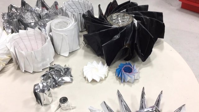 Diseños de origami en el JPL