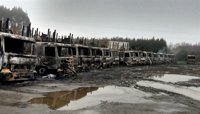 Prisión preventiva para ocho mapuches por la presunta quema de más de un centenar de camiones en Chile
