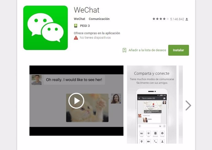 WeChat aplicaciones apps china