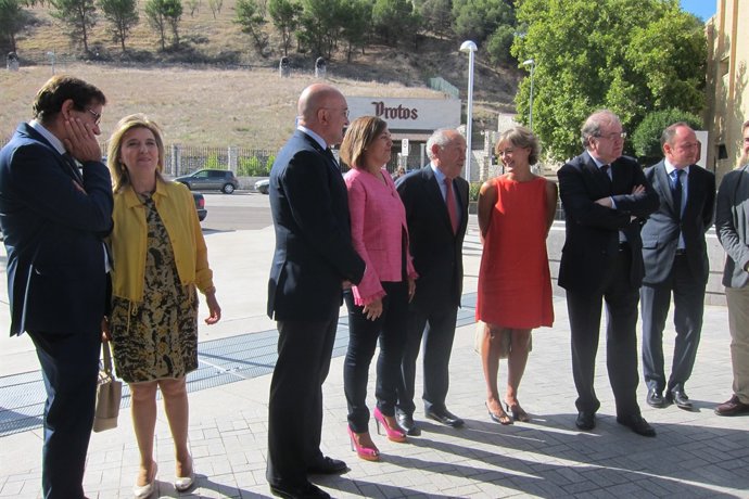 Tejerina a la seva arribada a Cellers Protos, a Peñafiel