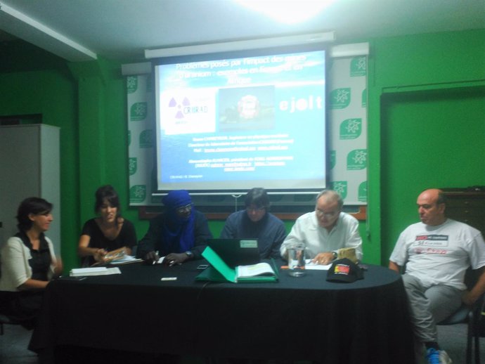 Rueda de prensa conjunta contra la mina de uranio en Retortillo (Salamanca)