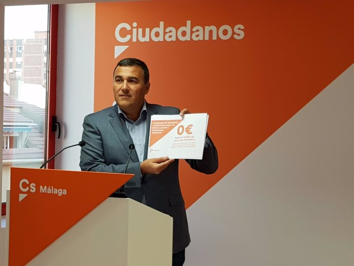 Carlos Hernández White parlamentario de Ciudadanos Cs por Málaga