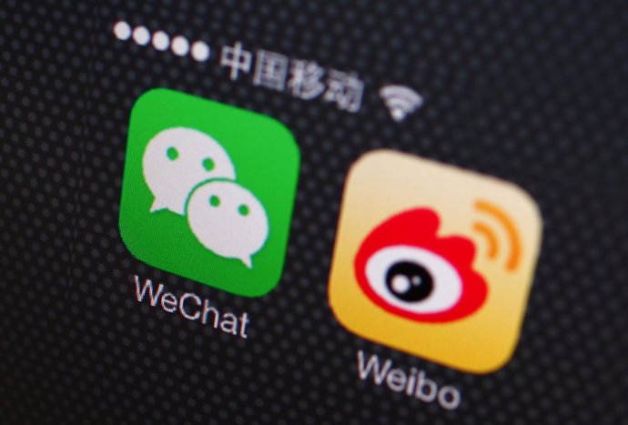 WeChat y Weibo, las dos redes sociales más importantes de China