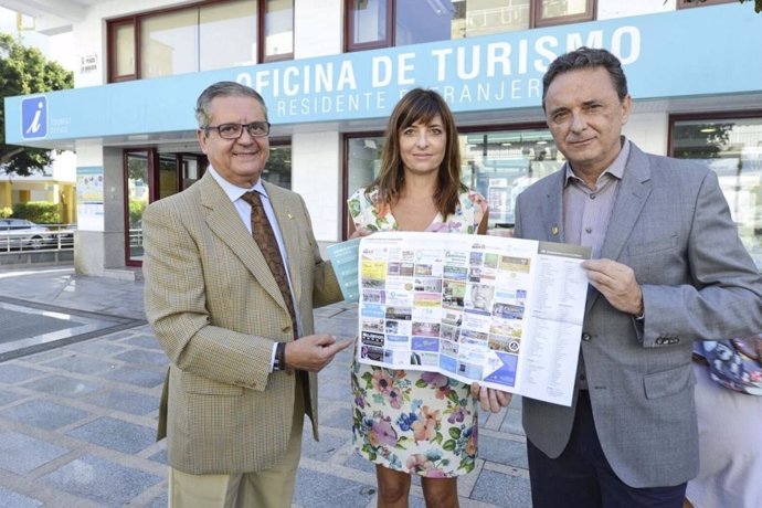 Mapa oficial turismo torremolinos ortiz con presidente ACET alcalde