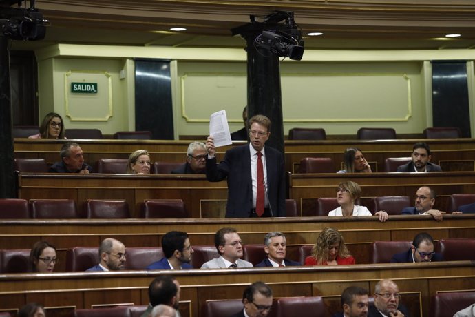 Ferrán Bel, diputado del PDECAT y alcalde de Tortosa, en el Congreso