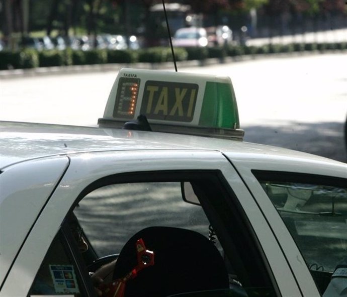Imatge d'arxiu d'un taxi