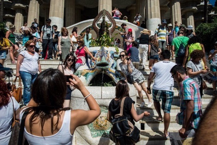 Turistas Barcelona