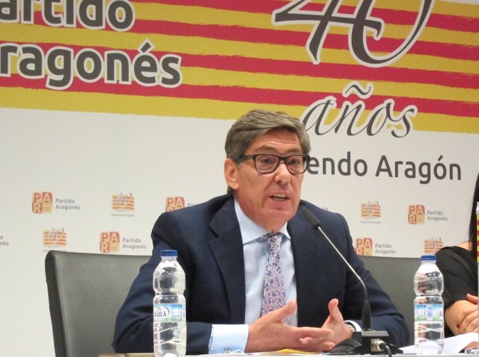 El presidente del PAR, Arturo Aliaga
