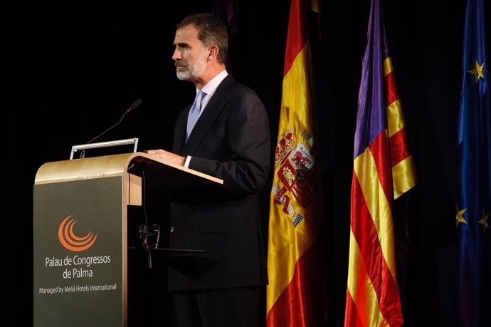 Rey Felipe VI en la inauguración del Palacio de Congresos