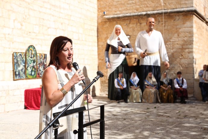 La presidenta, Francina Armengol, en la Festa des Vermar