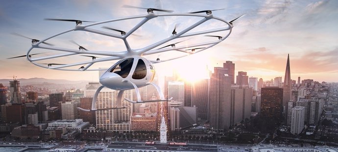Volocopter, taxi-dron probado en Dubái