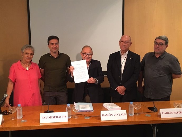 M.Sánchez (Súmate), D.Folch (SI), P.Miserachs (MES), D.Viñals y C.Sastre (CSC).