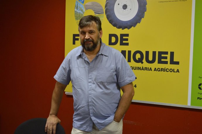  Joan Caball, en la Fira de Sant Miquel