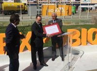 La UVA recibe el premio 'Fomenta la Bioenergía' por proyectos como la red de biomasa que abastece a 26 edificios
