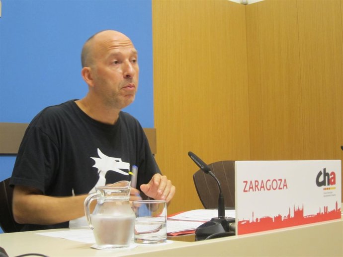 El portavoz de CHA, Carmelo Asensio, defenderá esta propuesta en el pleno 