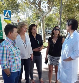 Visita al centro de salud de La Carolina. 