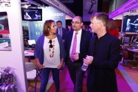 Lambán subraya que la Feria de Teatro y Danza de Huesca es "el mejor escaparate para profesionales y público"