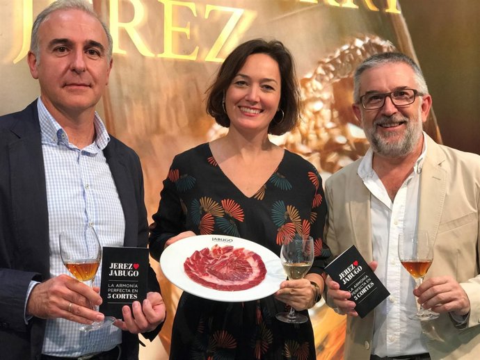 Cata maridada de jamón con vinos de Jerez